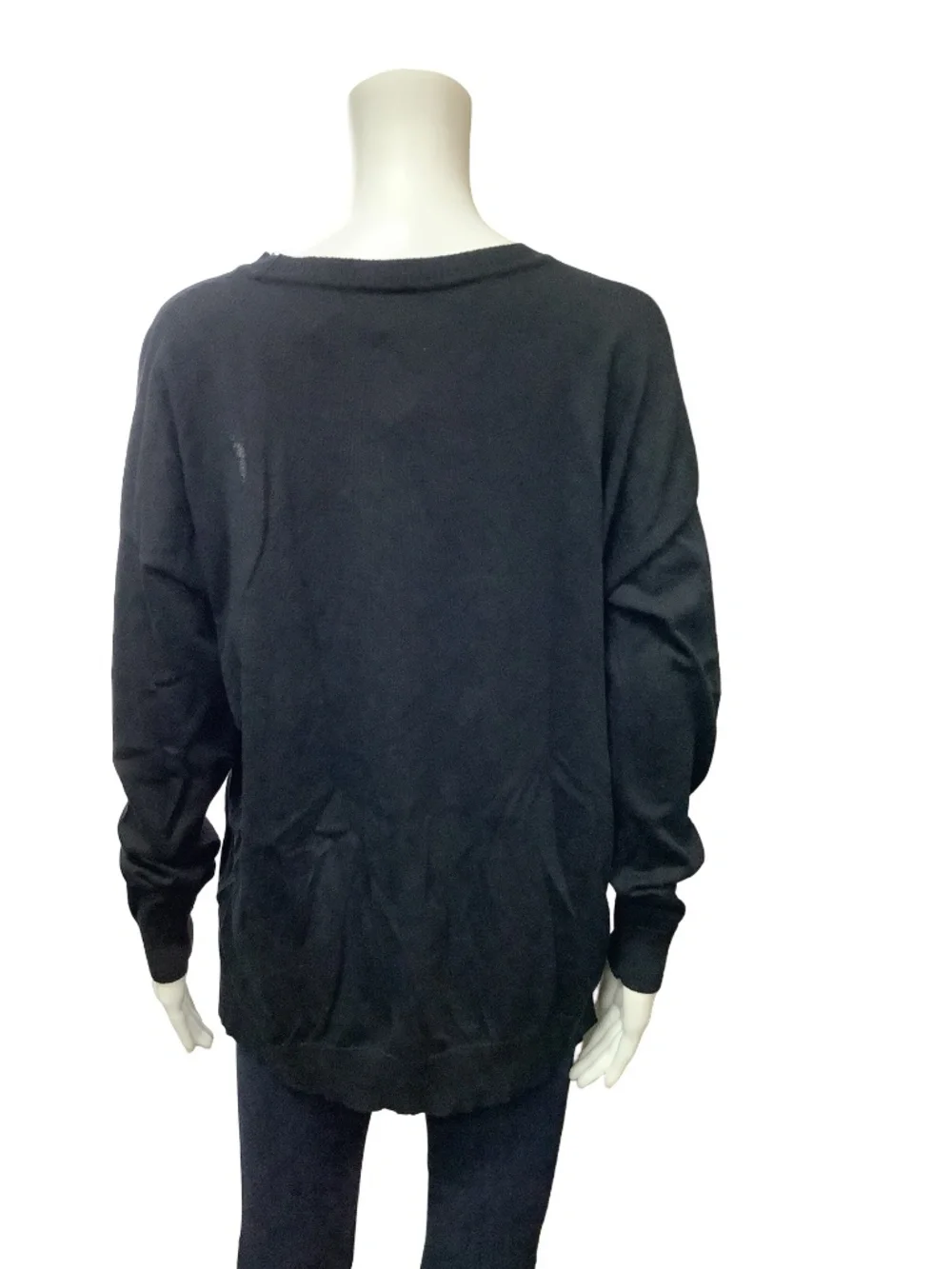 Planet Crew Neck Cut Out Sweater Size: O/S